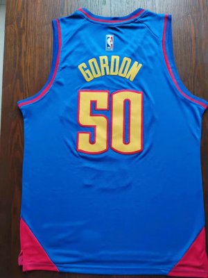 NBA 50 Gordon Nuggets 22-23 statement Maillot bleu brodé